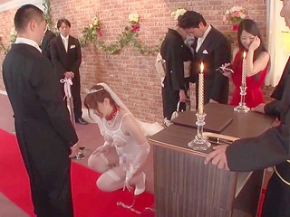 Sexy Nippon Bride Gets Fucked and Degraded on Her Wedding Day